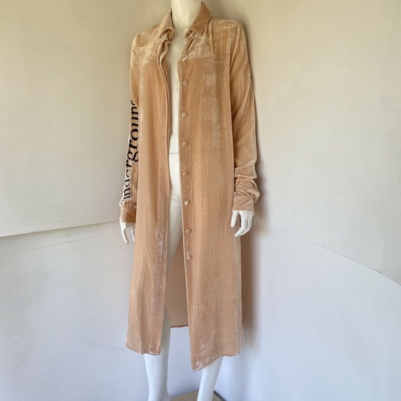 Filles A Papa Hailey Beiber Underground Velvet duster S - Picture 8 of 11